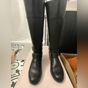Bandolino Wide Calf Black Boots - size 8